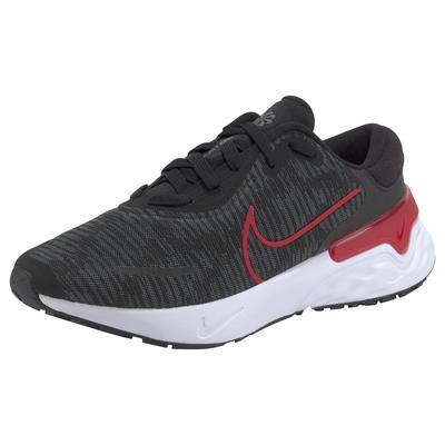 Laufschuh NIKE "RENEW RUN 4", Gr. 42,5, rot (schwarz, university, rot, iron, grau, weiß), Textil, sportlich, Schuhe