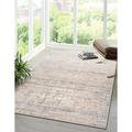 Rugs.com Deepa Collection Rug â€“ 6 x 9 Gray Blue Medium Rug Perfect For Bedrooms Dining Rooms Living Rooms