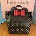 Kate Spade Bags | Kate Spade X Disney Minnie Mouse Black - White Polka Dot Backpack - Medium Size | Color: Black/White | Size: Os