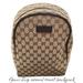 Gucci Bags | Gucci Gg Zip Around Backpack | Color: Tan | Size: Os