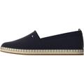 Espadrille TOMMY HILFIGER "BASIC FLAT ESPADRILLE" Gr. 42, blau (dunkelblau) Damen Schuhe