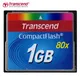 Transcend – cartes mémoire CF de haute qualité 1 go 512 mo capacité réelle 80x Flash Compact