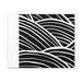 Ivy Bronx Black & White Pattern Background by Kelly Johnson - Wrapped Canvas Graphic Art Canvas in Black/White | 6 H x 8 W x 2 D in | Wayfair