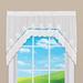 August Grove® Analey Solid Color Swag 58" Kitchen Curtain in White Polyester | 36 H x 58 W in | Wayfair 6C827D1A6251445CADADE4D0A358F0A6