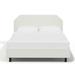 Wade Logan® Auzhane Platform Bed Upholstered/Linen | 51 H x 63 W x 83 D in | Wayfair 39F47599CB4E4178813391BB50BA8850