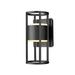 Z-Lite Luca 12 Inch Tall 2 Light LED Outdoor Wall Light - 517S-BK-LED