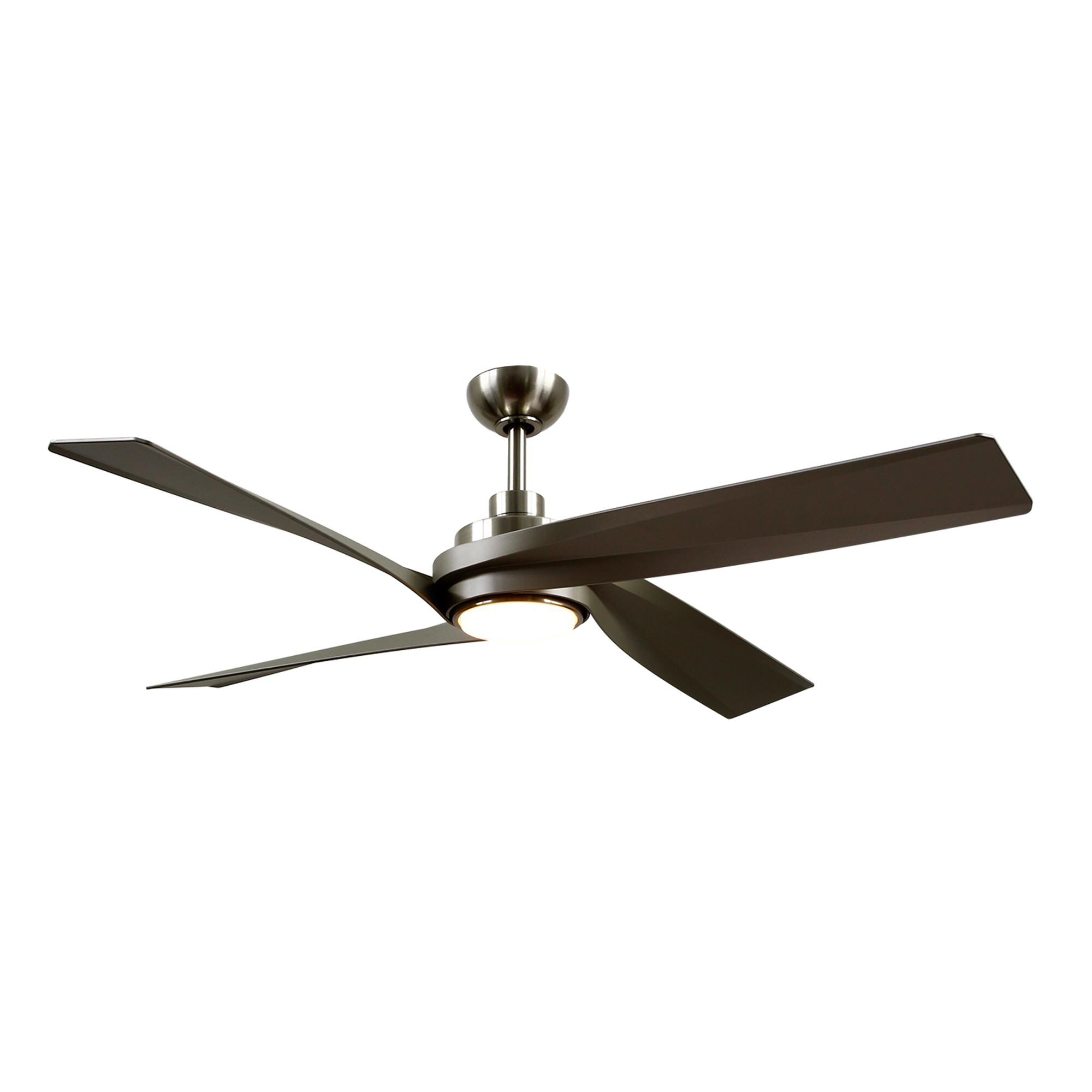 Kuzco Lighting Horizon 56 Inch Ceiling Fan with Light Kit - CF96956-BN