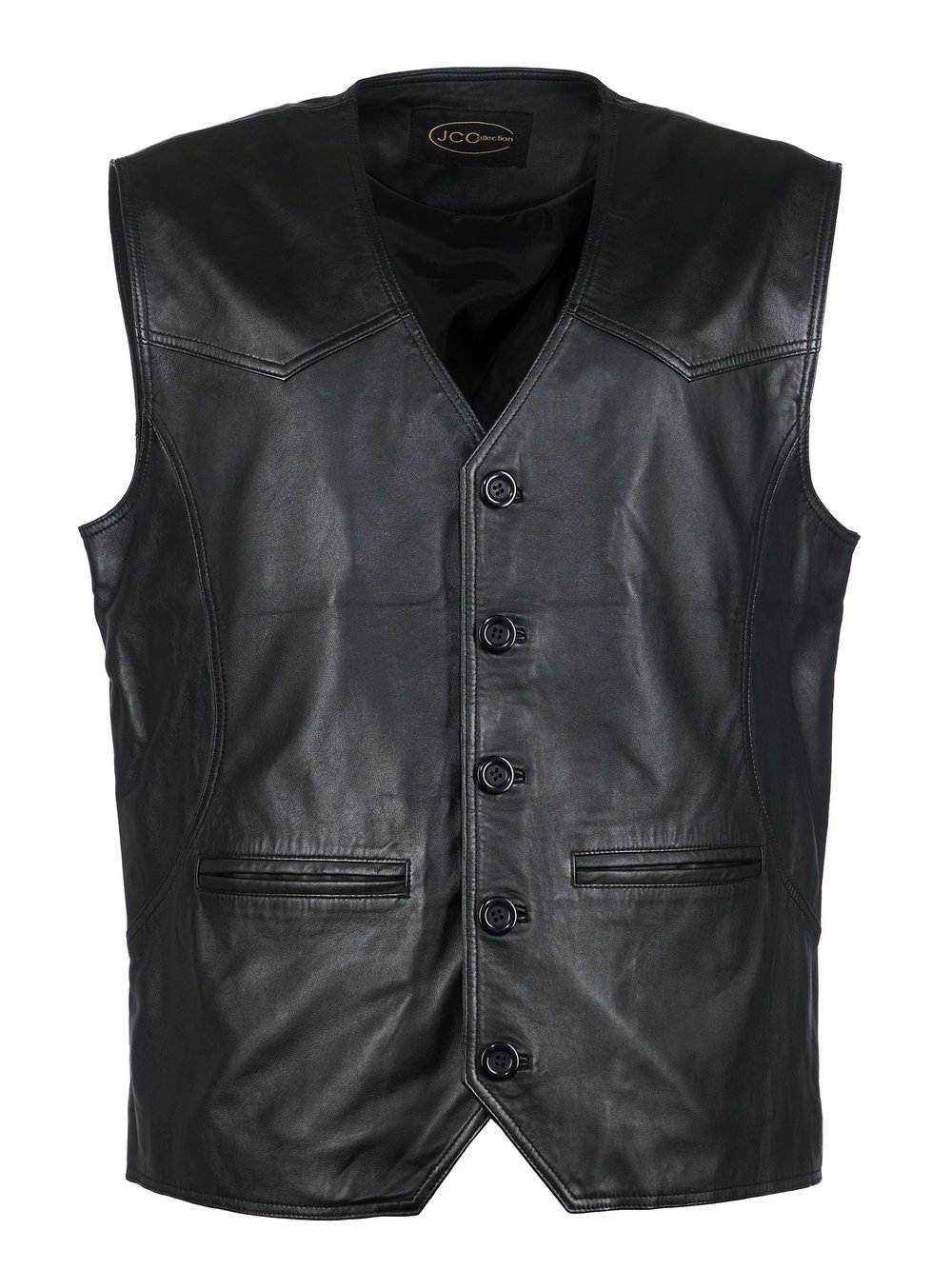 JCC Lederweste Herren schwarz, S Image