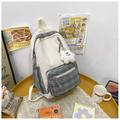 Cute Lightweight Backpacks for School Travel with pendant