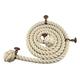 32mm Natural Cotton Bannister Handrail Stair Rope x 10 FT c/w 4 Copper Fittings