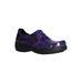 Women's Bind Slip-Ons by Easy Works by Easy Street® in Purple Hearts Patent (Size 8 1/2 M)