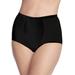 Plus Size Women's Brief 2-Pack Power Mesh Tummy Control by Secret Solutions in Black (Size M) Underwear