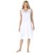 Plus Size Women's Lace-Trim Slip by Comfort Choice in White (Size 30/32) Full Slip