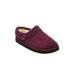 Wide Width Women's The Leela Slipper by Comfortview in Dark Berry (Size XXL W)