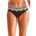 Plus Size Women's Hipster Swim Brief by Swimsuits For All in Black White Lace Print (Size 22)