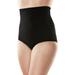 Plus Size Women's High Waist Swim Brief by Swimsuits For All in Black (Size 6)