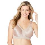 Plus Size Women's Playtex® 18 Hour Ultimate Shoulder Comfort Wireless Bra 4693 by Playtex in Toffee (Size 50 DDD)