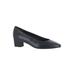 Extra Wide Width Women's Prim Pump by Easy Street® in Navy (Size 6 1/2 WW)