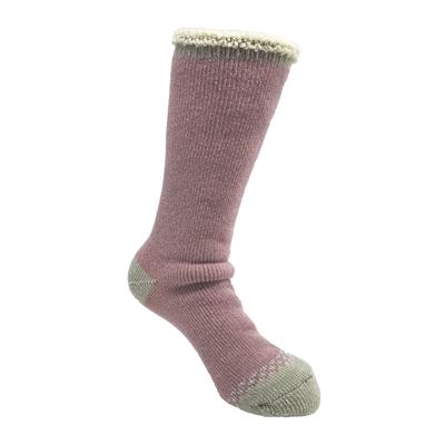Plus Size Women's Solid Color Thermal Socks by GaaHuu in Pink (Size OS (6-10.5))