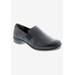 Women's Slide-In Flat by Ros Hommerson in Black Leather (Size 8 1/2 M)