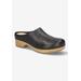 Women's Motto Clog Mule by Bella Vita in Black Leather (Size 9 M)