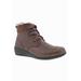 Extra Wide Width Women's Josie Bootie by Drew in Brown Leather (Size 9 WW)