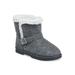 Women's Faux Wool Ankle Boot by GaaHuu in Grey (Size 6 M)