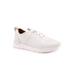 Wide Width Women's Stella Sneaker by SoftWalk in White (Size 7 1/2 W)