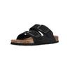 Sandale CRUZ "Bundao", Damen, Gr. 37, schwarz, Polyurethane, casual, Schuhe Pantolette Schlappen, mit bequemer Korksohle