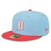 Men's New Era Light Blue/Red Detroit Tigers Spring Color Two-Tone 59FIFTY Fitted Hat