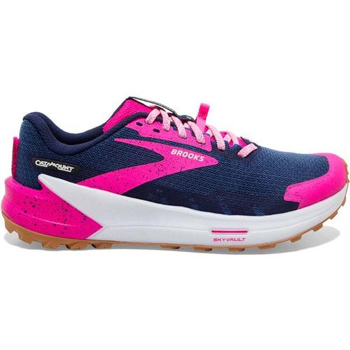 BROOKS Damen Trailrunningschuhe Catamount 2, Größe 39 in Peacoat/Pink/Biscuit