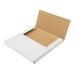 IVV 25pcs Album Paper Box White Vinyl Record LP Shipping Mailer Boxes Record Album Mailers Home Storage Cardboard Boxes Album Boxes for Keepsake Books Photos Office File