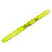 Sharpie Pocket Style Highlighters Fluorescent Yellow Ink Chisel Tip Yellow Barrel Dozen