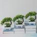 Simulated Plant Bonsai Artificial Bonsai Mini Artificial Plants Bonsai Simulated Tree Potted Plants Fake Flowers Table Potted Ornaments