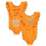 Girls Newborn & Infant Colosseum Tennessee Orange Volunteers Gidget Ruffle Bodysuit