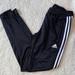 Adidas Pants & Jumpsuits | Adidas Climacool Women's Xs 4-6 Training Soccer Track Pants Black | Color: Black/White | Size: Xs