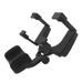 Car Interior Rearview Mirror Cell Phone Mount Stand Holder Cradle Bracket Black