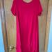 Lularoe Dresses | Lularoe Red Casual Dress | Color: Red | Size: M