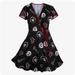 Disney Dresses | Disney Evil Queen Wrap Dress For Women | Color: Black/Red | Size: S