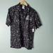 Disney Shirts | Disney Parks Star Wars Space Star Camp Hawaiian Shirt Size S Nwt | Color: Black/White | Size: S