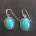 Free People Jewelry | Free People Turquoise Earrings | Color: Blue/Silver | Size: Os