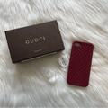 Gucci Cell Phones & Accessories | Gucci Iphone 5 Bioplastic Case Burgundy Nwt | Color: Red | Size: Os
