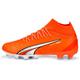 PUMA Herren Fussball-Rasenschuhe ULTRA PRO FG/AG, Größe 40 ½ in ULTRA ORANGE-PUMA WHITE-BLUE G