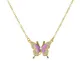 VKME – collier pendentif papillon en Zircon nouveau Design goutte d'eau bijoux en cristal boucle