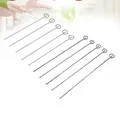 Brochettes de Barbecue en acier inoxydable 5 pièces 1/22/30 CM robustes universelles aiguille