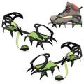 Pour BRS-S1A 14 dents Griffes Crampons Chaussures Crampons à glace Neige Juste coordonnante Pince à