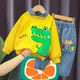 Sweats à capuche et jeans de dessin animé pour bébés garçons et filles vêtements de sport pour