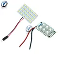 Panneau Lumineux LED SMD Blanc Froid pour Ampoules Intérieures Automobiles DC 12V 6/24 Puces 5730