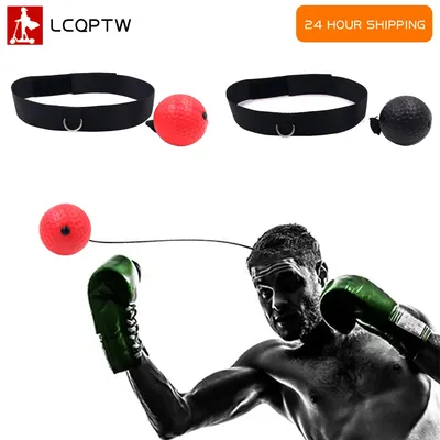 Ballon de boxe réflexe entraînement à la boxe Coordination des yeux et des mains bandeau pour