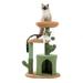 Tucker Murphy Pet™ Cat Tree Manufactured Wood in Brown/Green | 32.9 H x 21.5 W x 15.6 D in | Wayfair 8A3D51A35119412187E701403D8A246F